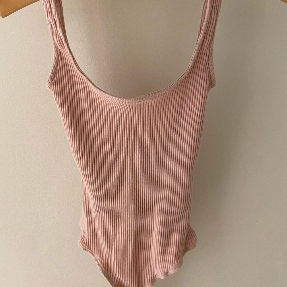 pink bodysuit